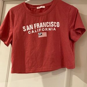 Romwe crop top size small good condition hardly worn smoke free house